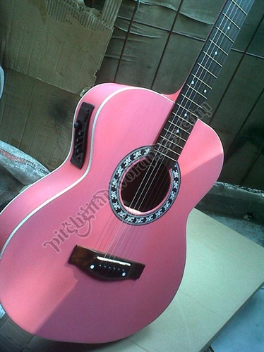 Gitar Akustik Pink  pitchmusik jual gitar jakarta dan kudus